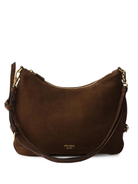 Prada suede shoulder bag - Brown - zdjęcie produktu nr 1