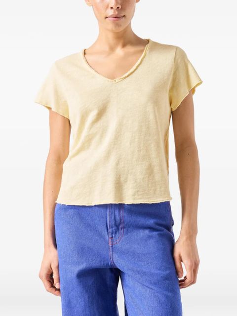 American Vintage Sonoma V-neck T-shirt - Neutrals