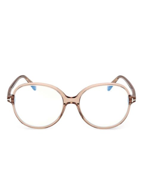TOM FORD Eyewear round-frame glasses - Neutrals - zdjęcie produktu nr 2