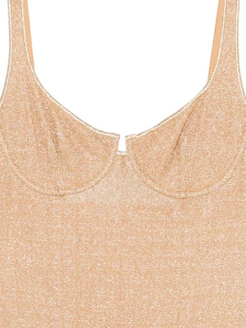 Oséree cut-out-detail swimsuit - Gold