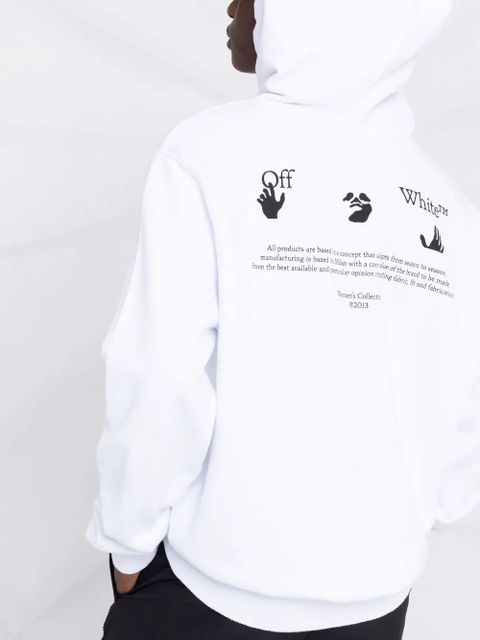 Off-White graphic-print hoodie