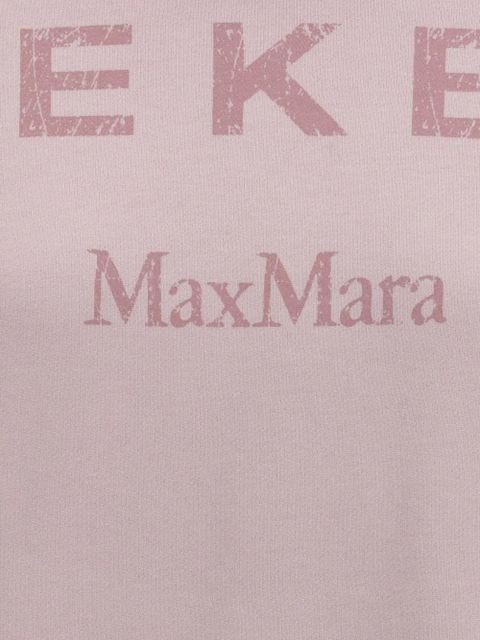 Weekend Max Mara logo-print crew-neck sweatshirt - Pink