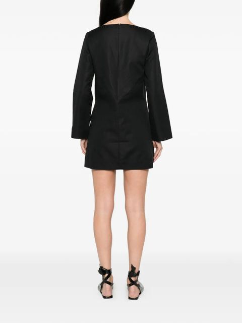 Posse Yvette wrap mini dress - Black