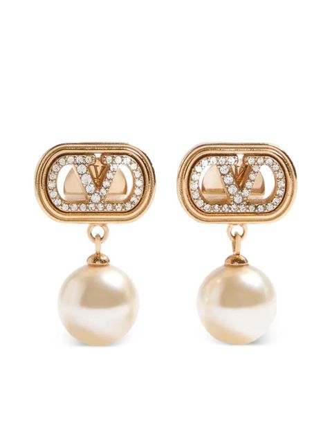 Valentino Garavani Vlogo Signature earrings - Gold - zdjęcie produktu nr 1