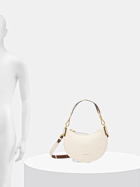 Coccinelle torebka skórzana COCCINELLESUNUP kolor beżowy E1.QKF.13.03.01