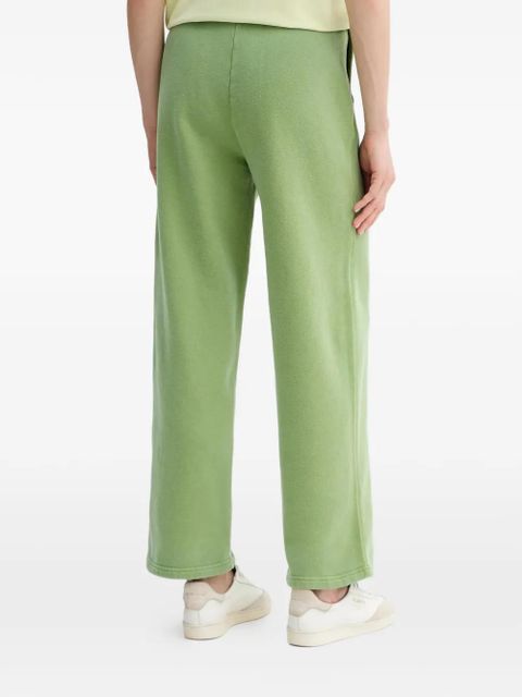 American Vintage Plizzy logo-print trousers - Green