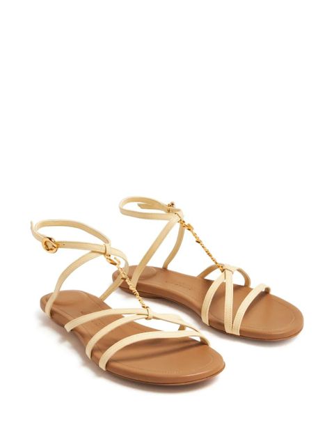 Jacquemus Les sandales Pralu leather sandals - Neutrals