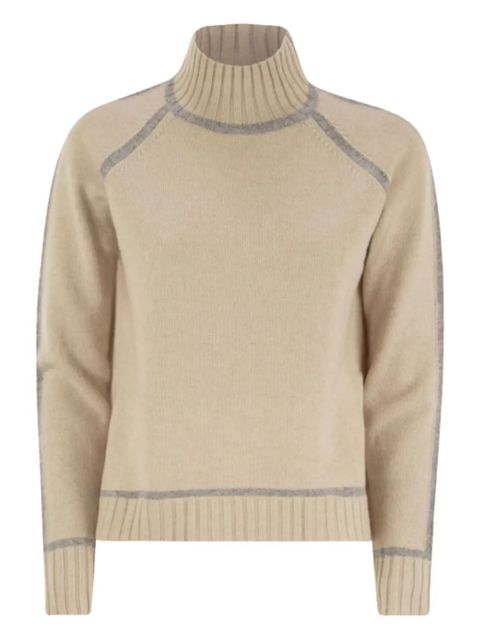 Max Mara turtleneck raglan-sleeve sweater - Neutrals - zdjęcie produktu nr 1