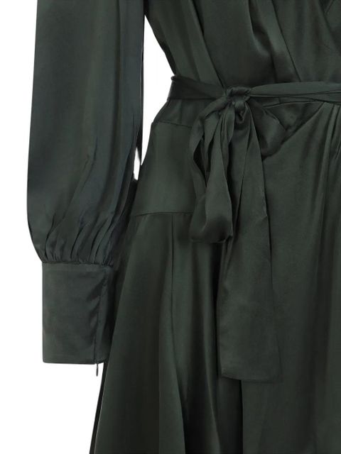 ZIMMERMANN wrap-effect ruffled dress - Green