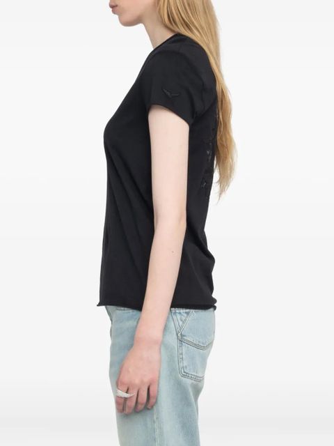 Zadig&Voltaire v-neck logo t-shirt - Black - zdjęcie produktu nr 2