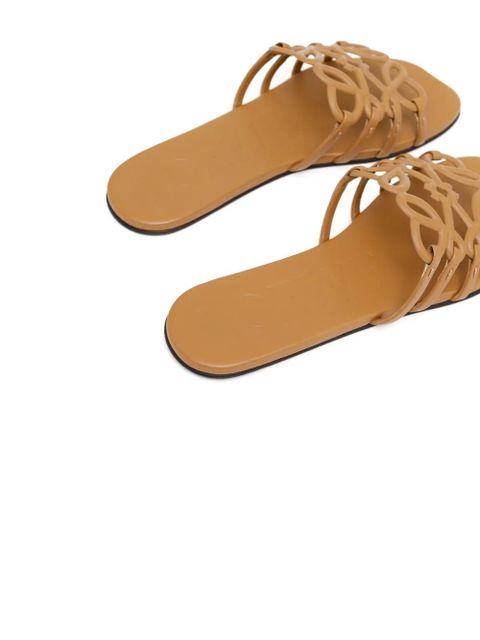 LOEWE Petal Anagram slides - Neutrals