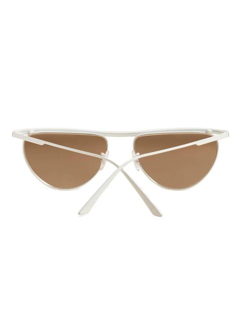 KHAITE browline sunglasses - Silver - zdjęcie produktu nr 2