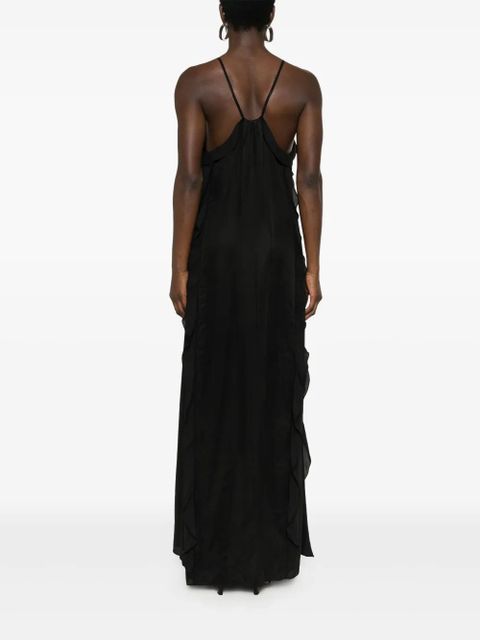 Simkhai Emily ruffled maxi dress - Black