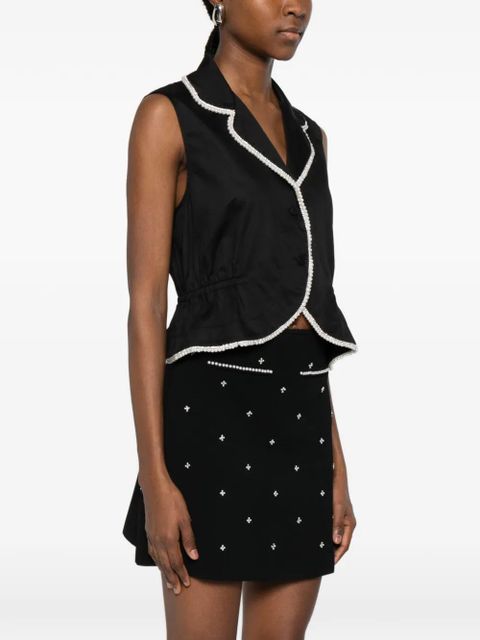 SANDRO sleeveless shirt - Black