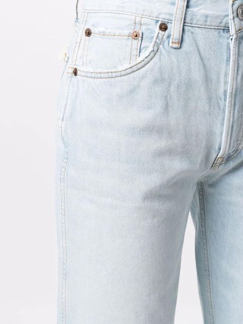 RE/DONE wide-leg distressed jeans - Blue