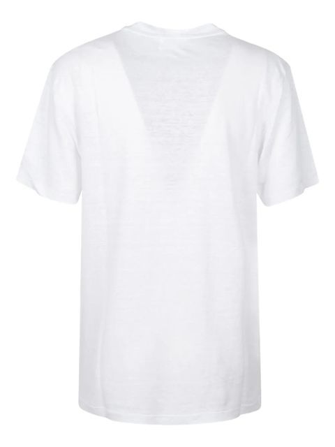 MARANT ÉTOILE logo-print short-sleeve T-shirt - White - zdjęcie produktu nr 2