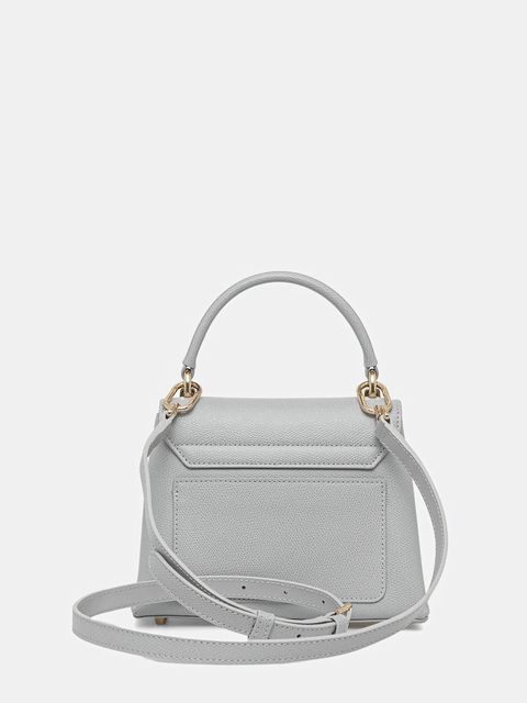 Furla torebka skórzana Mini Top Handle kolor szary WB00109 ARE000 CRH00