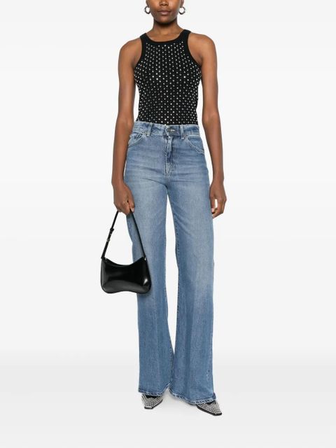 PINKO crystal-embellished tank top - Black - zdjęcie produktu nr 2