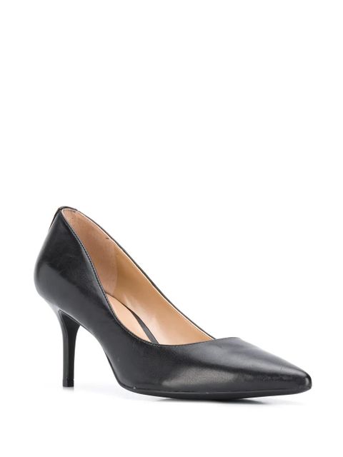 Lauren Ralph Lauren 70mm signature leather look pumps - Black