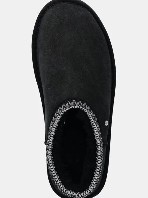 Emu Australia kapcie zamszowe Sharky Scuff kolor czarny W13179 Black