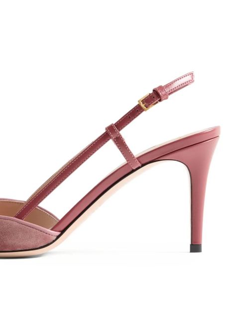 Valentino Garavani 80mm VLogo Signature embellished pumps - Pink