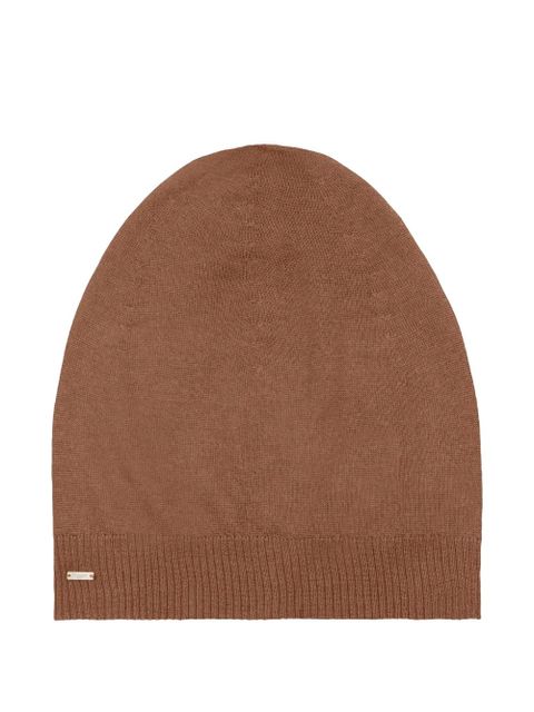 Saint Laurent ribbed beanie hat - Brown - zdjęcie produktu nr 1