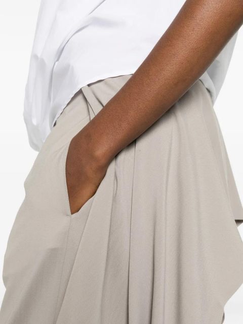 LOEWE pleated trousers - Neutrals