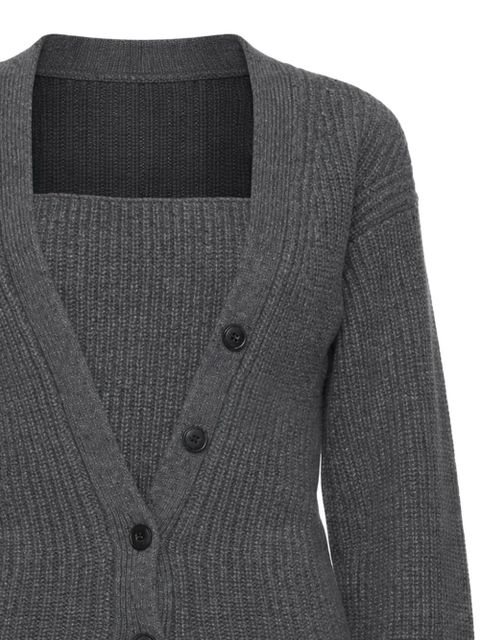 Alexander Wang button square-neck cardigan - Grey - zdjęcie produktu nr 2