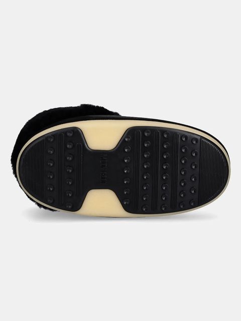 Moon Boot śniegowce zamszowe MB EVX MULE SUEDE kolor czarny 80D1470090 NL02