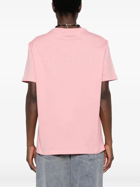 ETRO Pegaso-motif cotton T-shirt - Pink