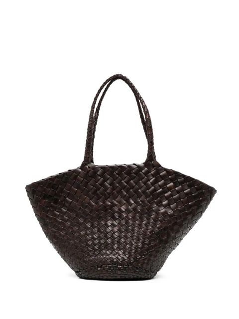 DRAGON DIFFUSION Egola woven tote bag - Brown - zdjęcie produktu nr 1