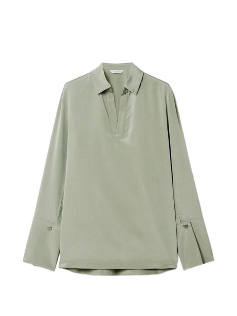 Max Mara Dover V-neck blouse - Green - zdjęcie produktu nr 1