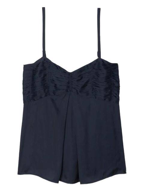 Zadig&Voltaire ruched satin top - Blue - zdjęcie produktu nr 1