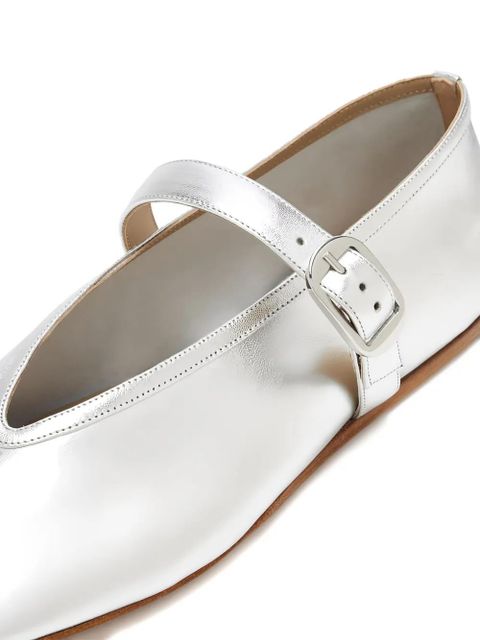 Le Monde Beryl Stella metallic-finish ballet flats - Silver - zdjęcie produktu nr 2