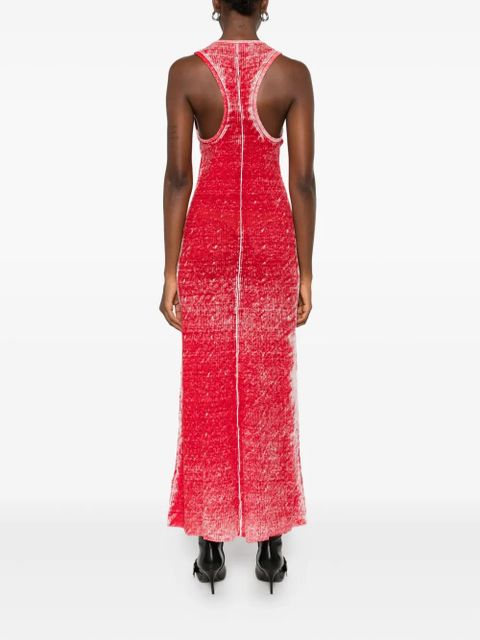 Diesel M-Rab ribbed sleeveless maxi dress - Red
