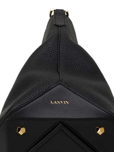 Lanvin geometric-detail bucket bag - Black - zdjęcie produktu nr 2