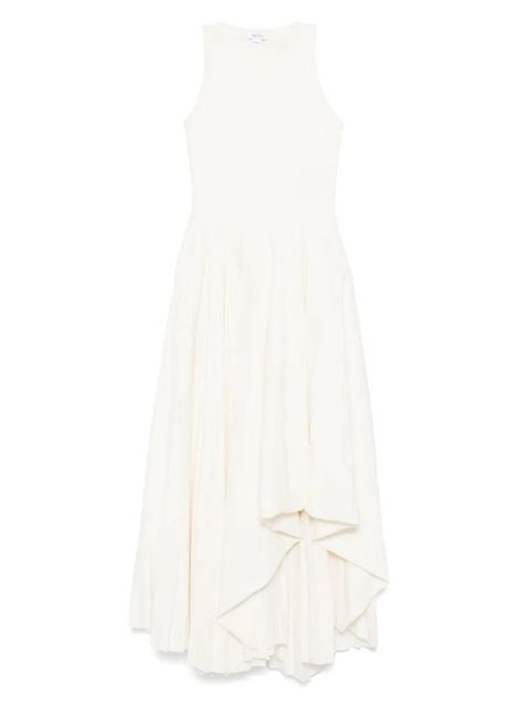 Alexander McQueen asymmetric midi dress - Neutrals - zdjęcie produktu nr 1