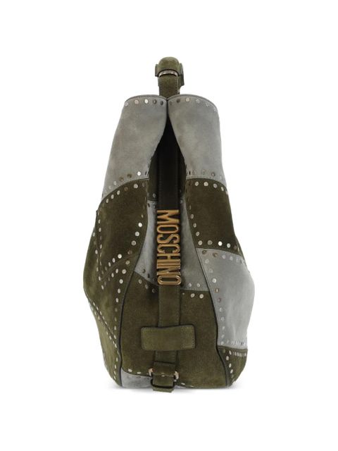 Moschino stud-embellishment tote bag - Green