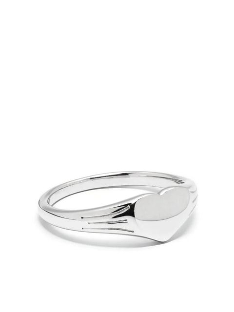 Missoma Heart engraveable ring - Silver - zdjęcie produktu nr 1