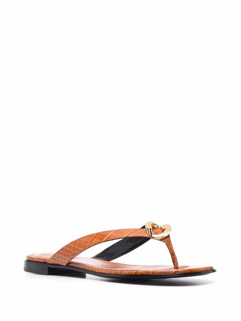 Givenchy G Chain flat sandals - Brown - zdjęcie produktu nr 2