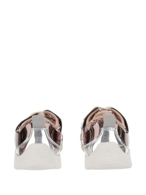 PINKO sequin-embellished low top sneakers - Brown