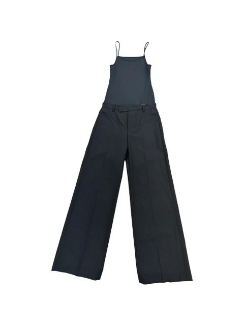 MM6 Maison Margiela spaghetti-strap jumpsuit - Black - zdjęcie produktu nr 1