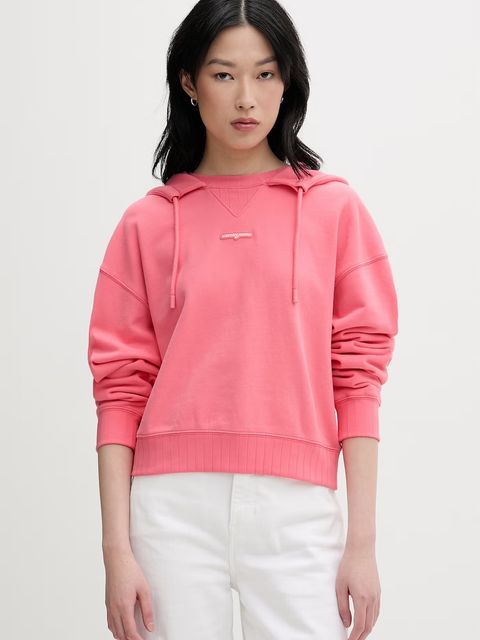 Tommy Jeans bluza z kapturem damska bawełniana - zdjęcie produktu nr 1