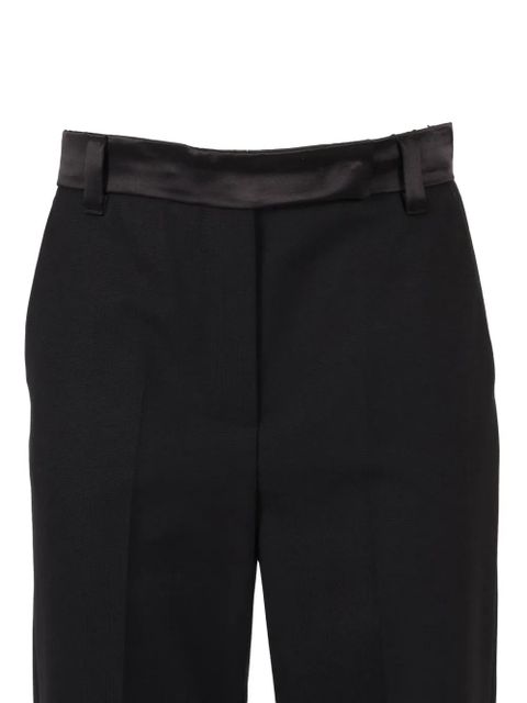 Weekend Max Mara satin waistband trousers - Black - zdjęcie produktu nr 2