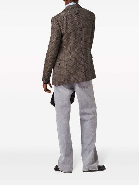 Miu Miu mid-rise straight-leg jeans - Grey