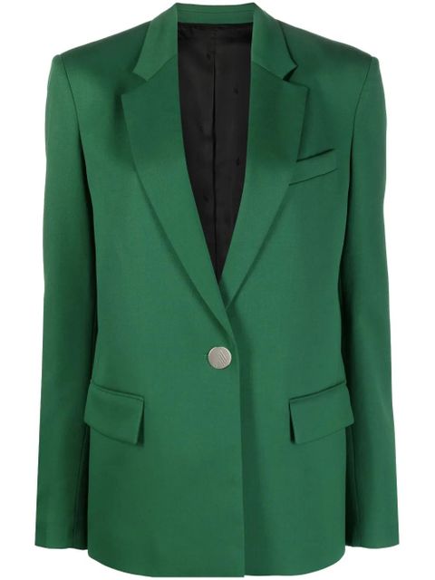 The Attico single-breasted blazer - Green - zdjęcie produktu nr 1