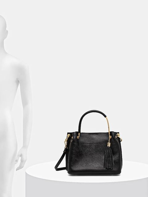 Answear.LAB torebka skórzana kolor czarny