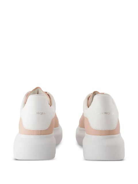 Alexander McQueen Oversized leather sneakers - Pink