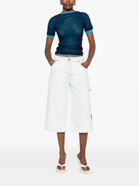 Off-White five-pocket denim shorts - Blue - zdjęcie produktu nr 2