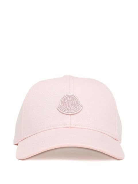 Moncler logo-appliqué baseball cap - Pink - zdjęcie produktu nr 1